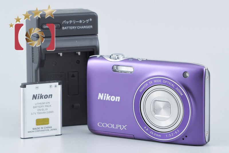 Nikon COOLPIX S3100 Fine Purple 14.0 MP Digital Camera