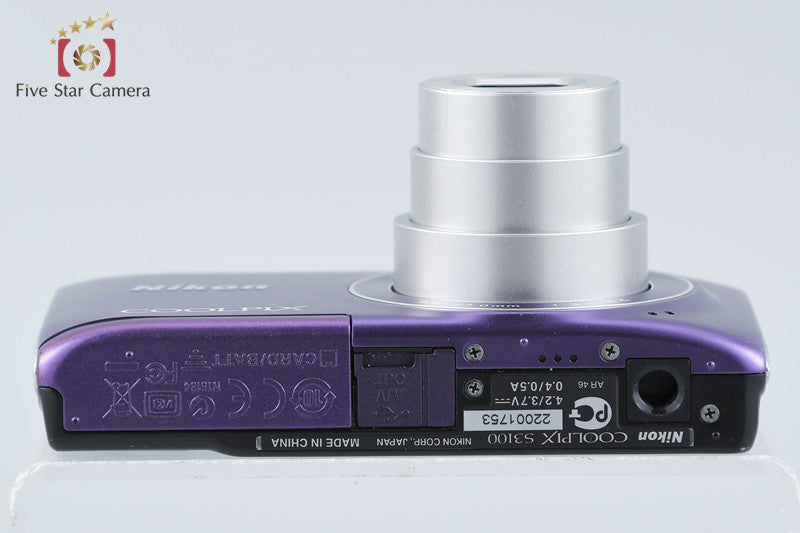Nikon COOLPIX S3100 Fine Purple 14.0 MP Digital Camera