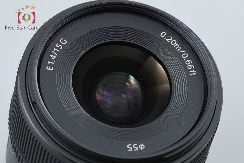 SONY E 15mm f/1.4 G SEL15F14G
