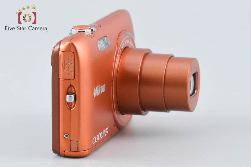 Nikon COOLPIX S3500 Apricot Orange 20.0 MP Digital Camera
