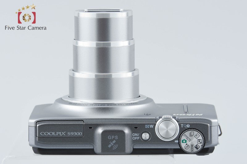 Nikon COOLPIX S9300 Crystal Silver 16.0 MP Digital Camera w/ Box