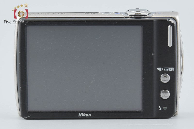 Nikon COOLPIX S230 Solid Silver 10.0 MP Digital Camera