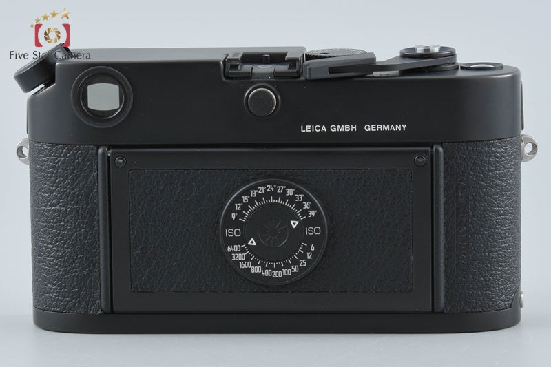 Leica M6 Black 35mm Rangefinder Film Camera Body w/ Box