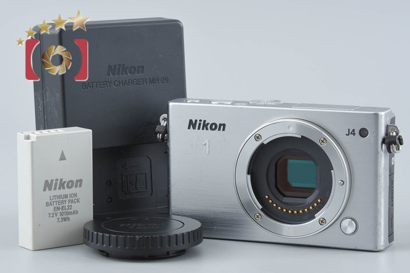 Nikon 1 J4 Silver 18.4 MP Digital Mirrorless Camera Body