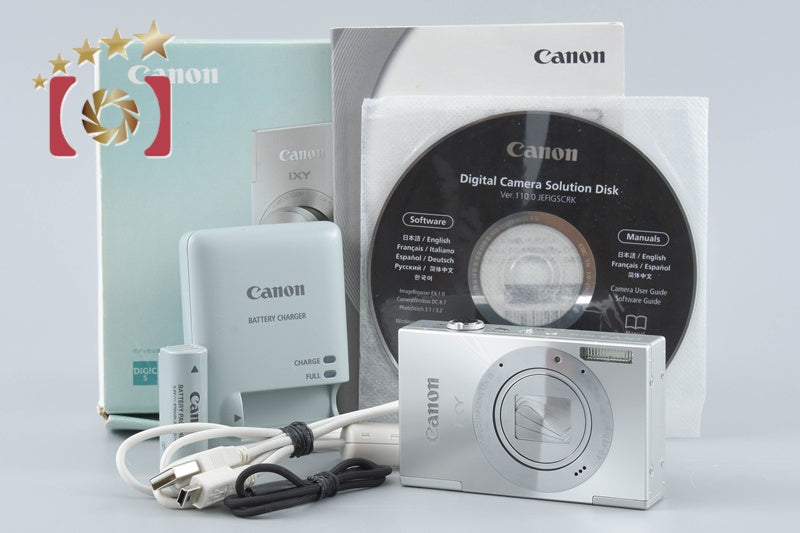 Canon IXY 3 Silver 10.1 MP Digital Camera w/ Box