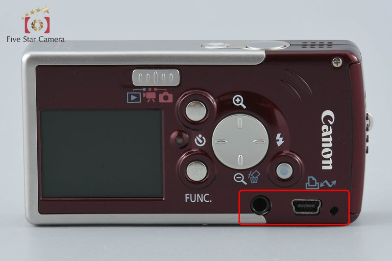 Canon IXY Digital L2 Star Garnet 5.0 MP Digital Camera w/ Box