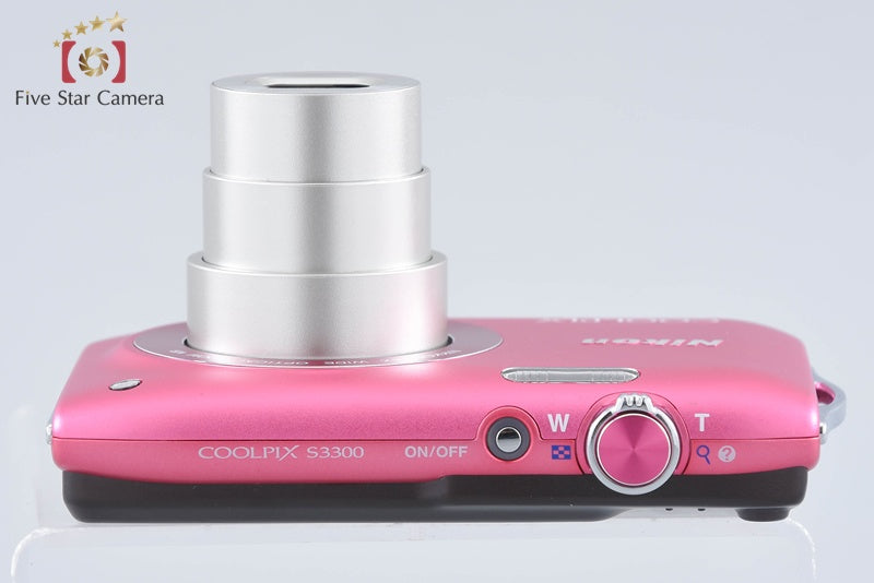 Nikon COOLPIX S3300 Strawberry Pink 16.0 MP Digital Camera