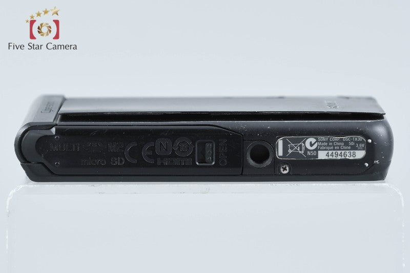 Sony Cyber-Shot DSC-TX30 Black 18.2 MP Digital Camera International Model