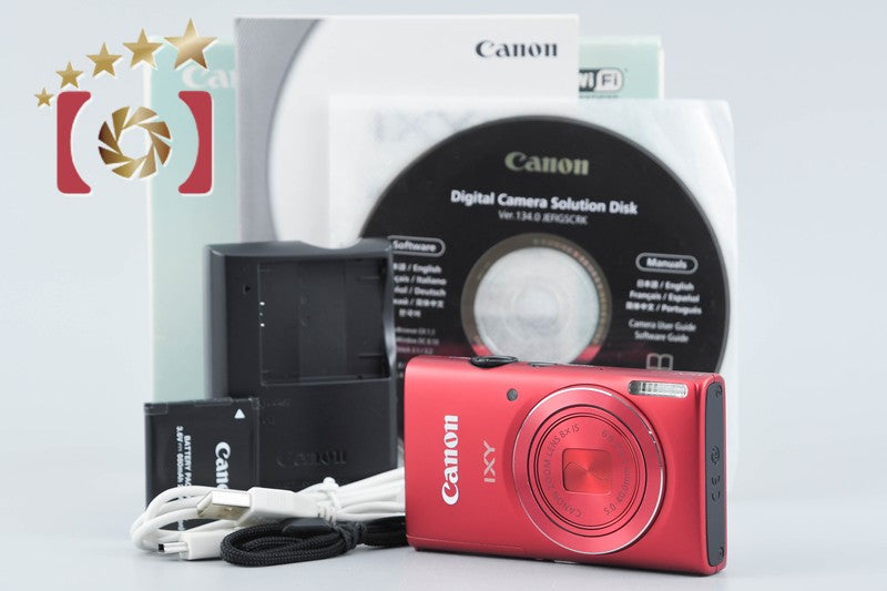 Canon IXY 110F Red 16.0 MP Digital Camera w/ Box