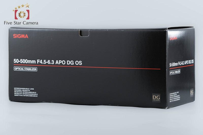 Sigma APO 50-500mm f/4.5-6.3 DG OS HSM for Canon w/ Box