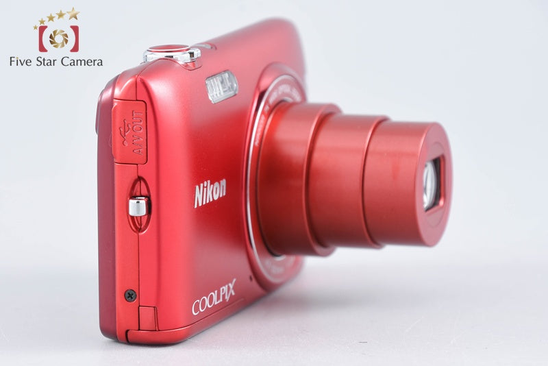 Nikon COOLPIX S3500 Raspberry Red 20.0 MP Digital Camera