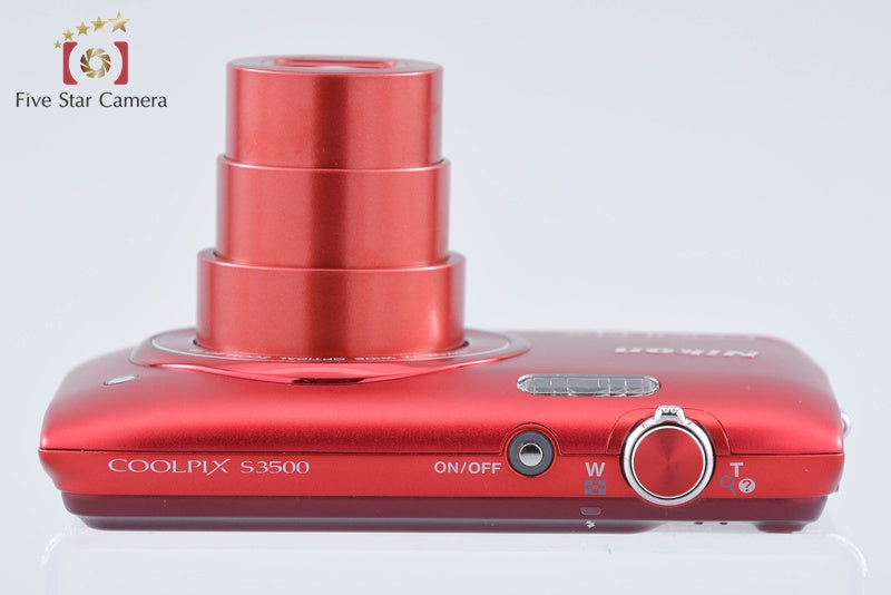Nikon COOLPIX S3500 Raspberry Red 20.0 MP Digital Camera