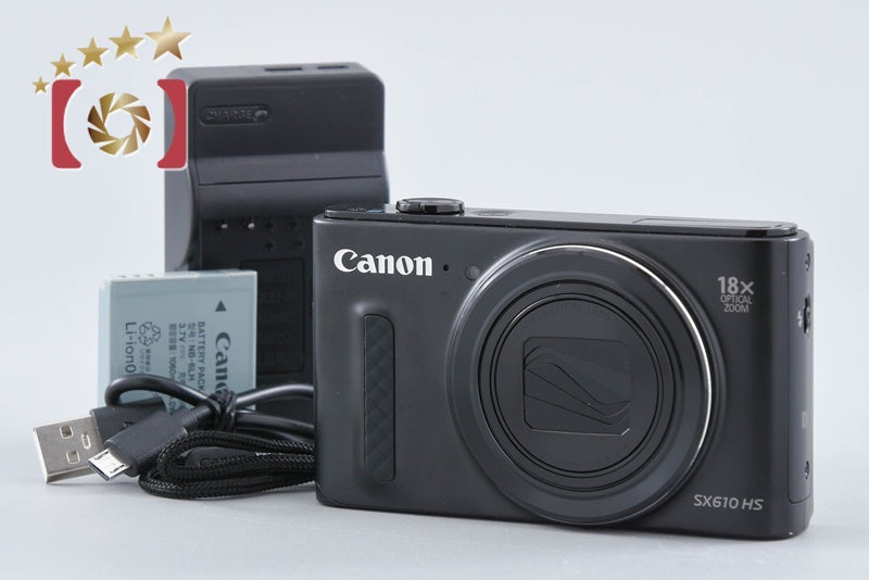 Canon PowerShot SX610 HS Black 20.2 MP Digital Camera