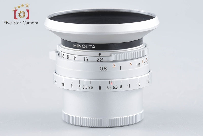 Minolta G-ROKKOR 28mm f/3.5 Silver L39 LTM Leica Thread Mount w/ Box