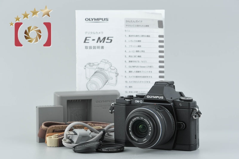 "Count 943" Olympus OM-D E-M5 Black 16.0 MP M.ZUIKO DIGITAL 14-42 II R Lens
