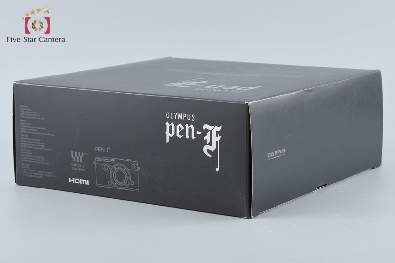 "Count 178" Olympus PEN-F Silver 20.3 MP Digital Mirrorless Camera Body w/ Box