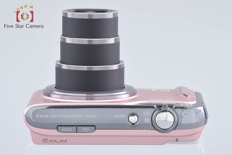 Casio EXILIM EX-H15 Pink 14.1 MP Digital Camera w/ Box