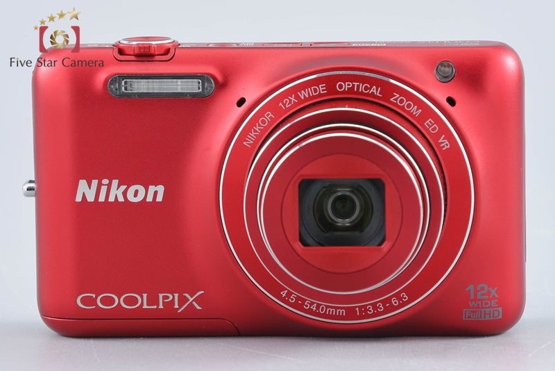 Nikon COOLPIX S6600 Raspberry Red 16.0 MP Digital Camera