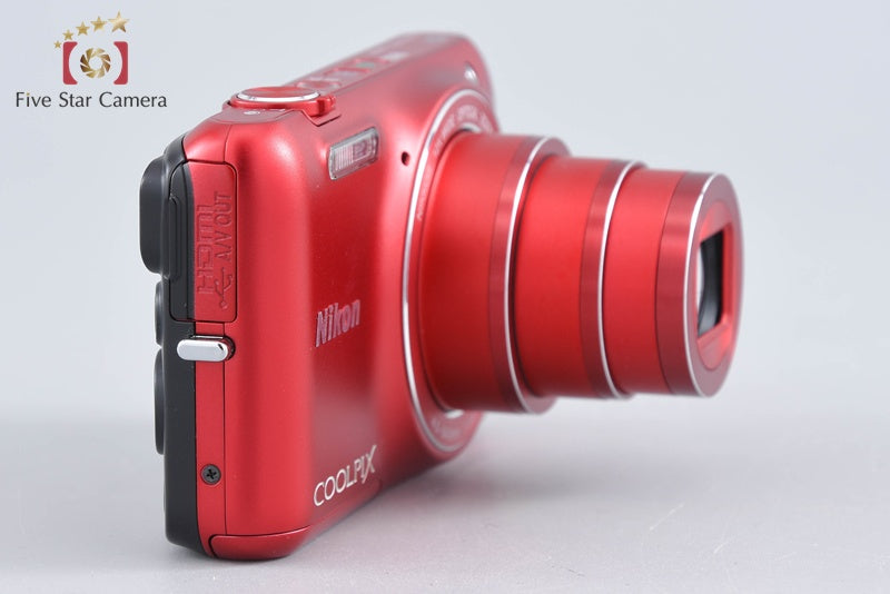 Nikon COOLPIX S6600 Raspberry Red 16.0 MP Digital Camera