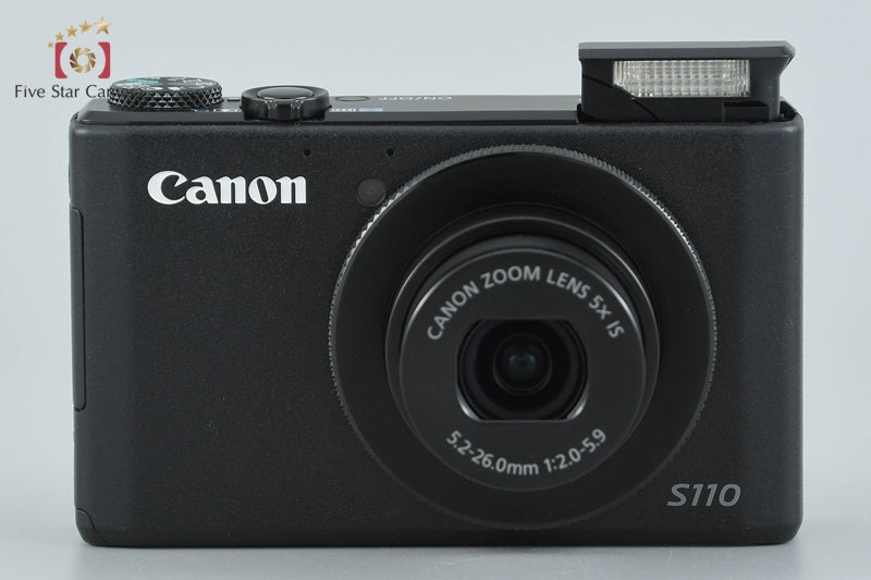 Canon PowerShot S110 Black 12.1 MP Digital Camera w/ Box