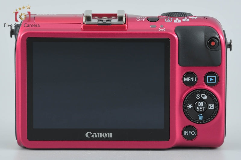 Canon EOS M2 Red 18.0 MP Digital Mirrorless Camera Body