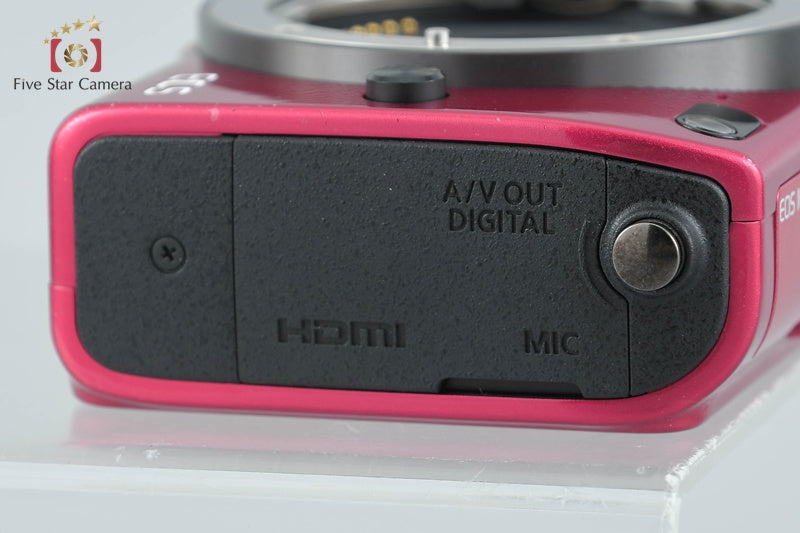 Canon EOS M2 Red 18.0 MP Digital Mirrorless Camera Body