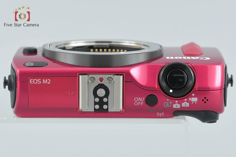 Canon EOS M2 Red 18.0 MP Digital Mirrorless Camera Body