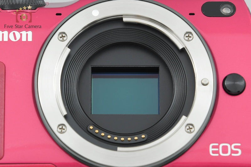 Canon EOS M2 Red 18.0 MP Digital Mirrorless Camera Body
