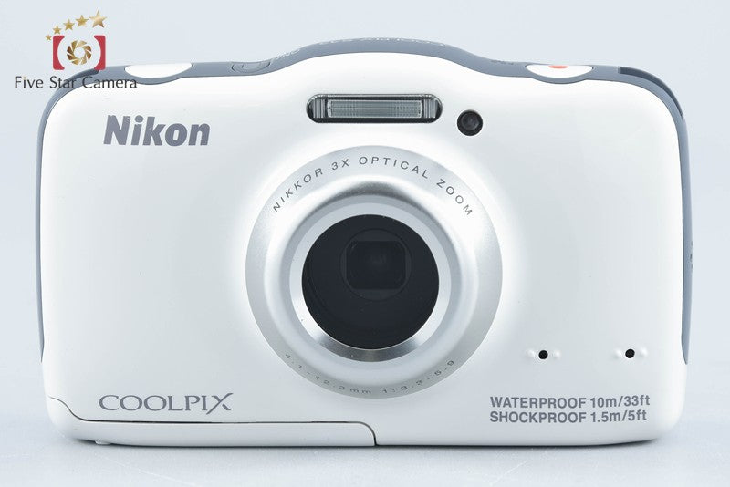 Nikon COOLPIX S32 White 13.2 MP Digital Camera