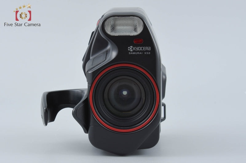 Kyocera Samurai X3.0 Red Point & Shoot Half Frame 35mm Film Camera