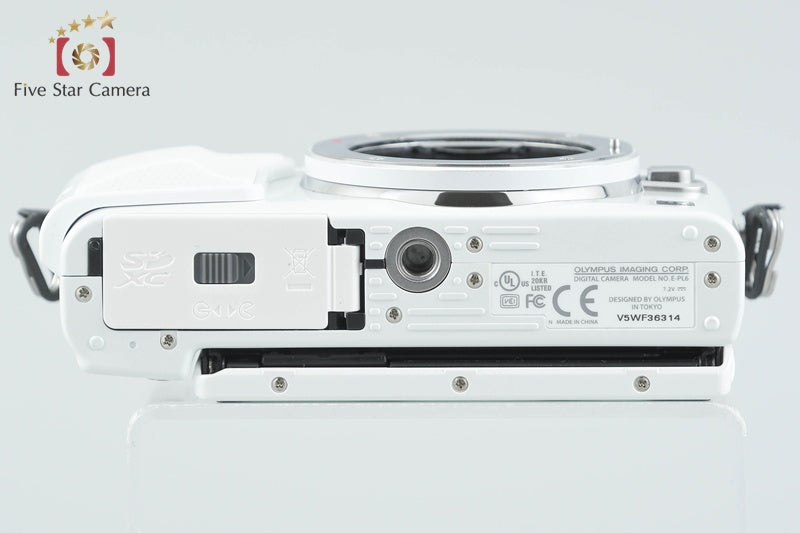 "Count 3,208" Olympus PEN Lite E-PL6 White 16.1MP Digital Mirrorless Camera Body