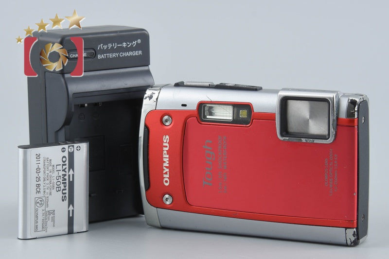 Olympus Tough TG-610 Red 14.0 MP Waterproof Digital Camera