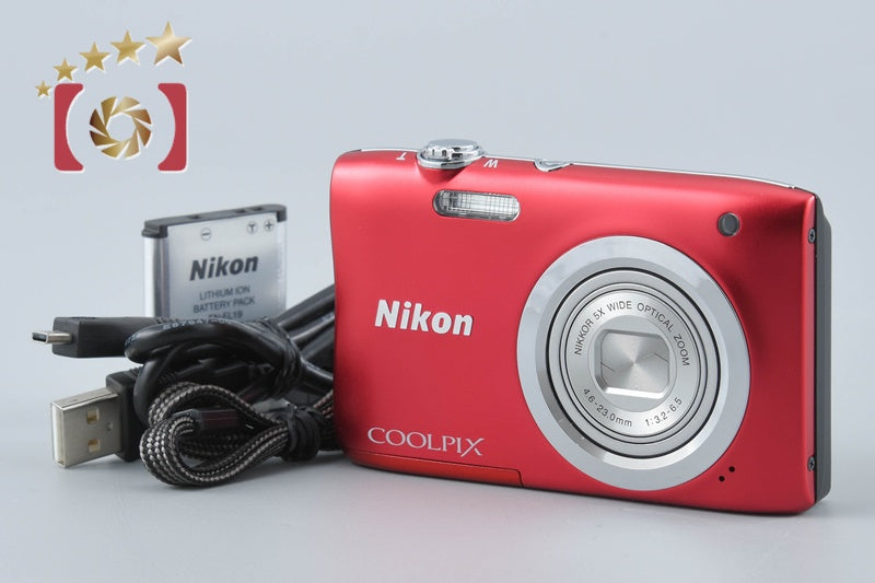 Nikon COOLPIX A100 Red 20.1 MP Digital Camera