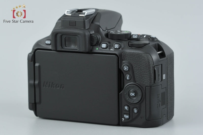 "Shutter count 72" Nikon D5600 24.2 MP SLR Digital Camera 18-55 70-300 VR Lenses