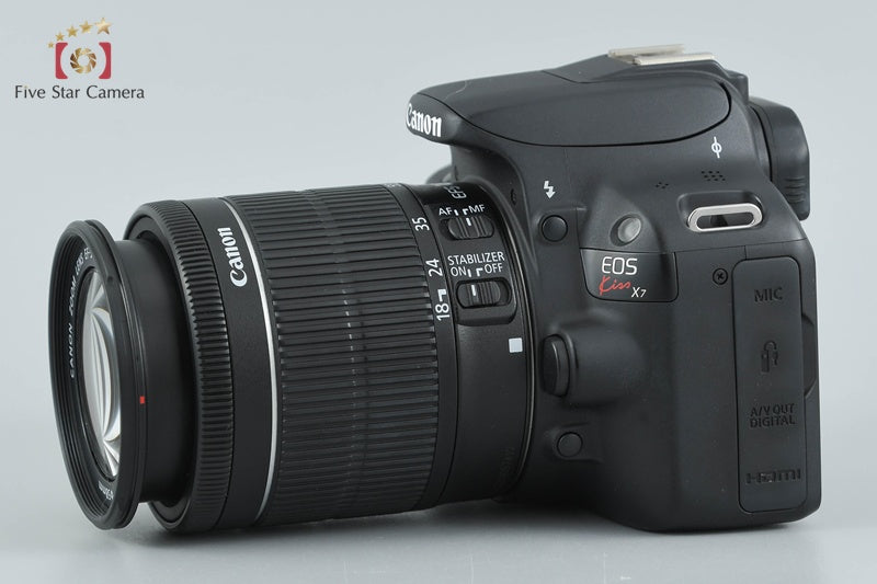 Canon EOS Kiss X7 / Rebel SL1 / 100D 18.0 MP DSLR EF-S 18-55 IS STM Lens
