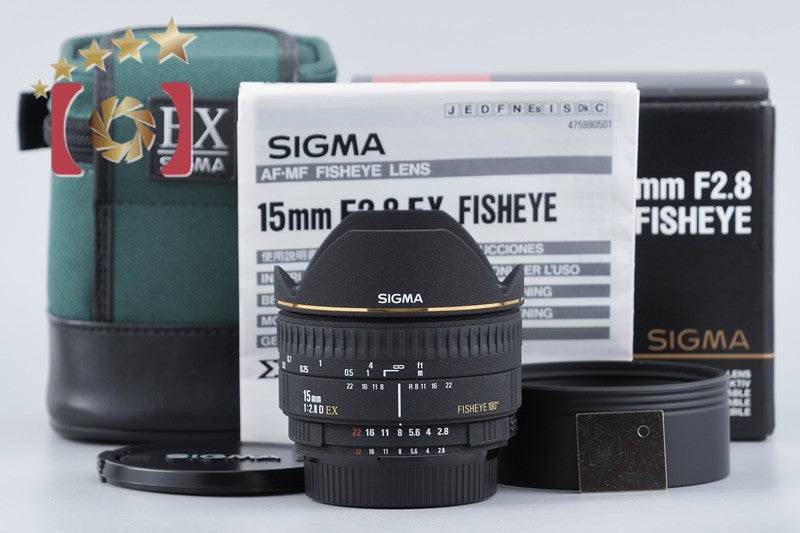 Sigma 15mm f/2.8 D EX FISHEYE for Nikon w/ Box
