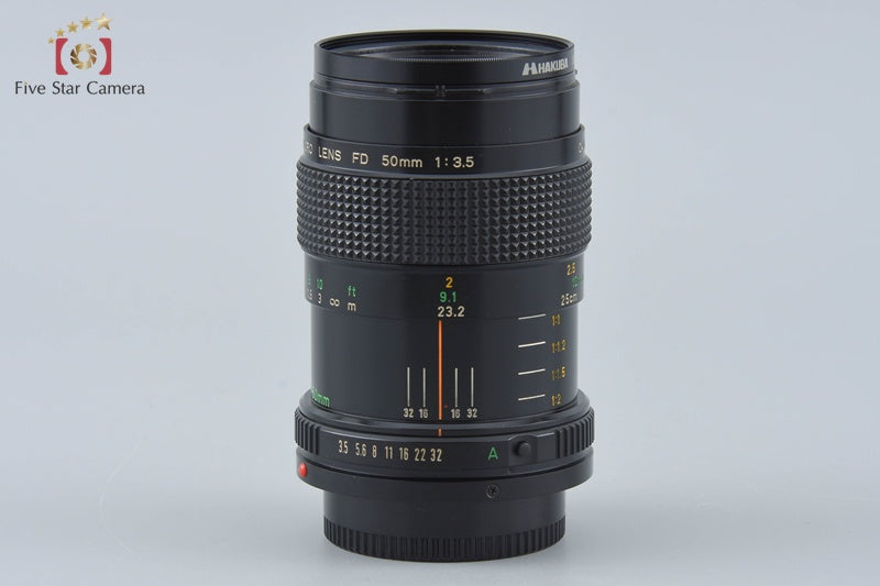 Canon New FD 50mm f/3.5 MACRO