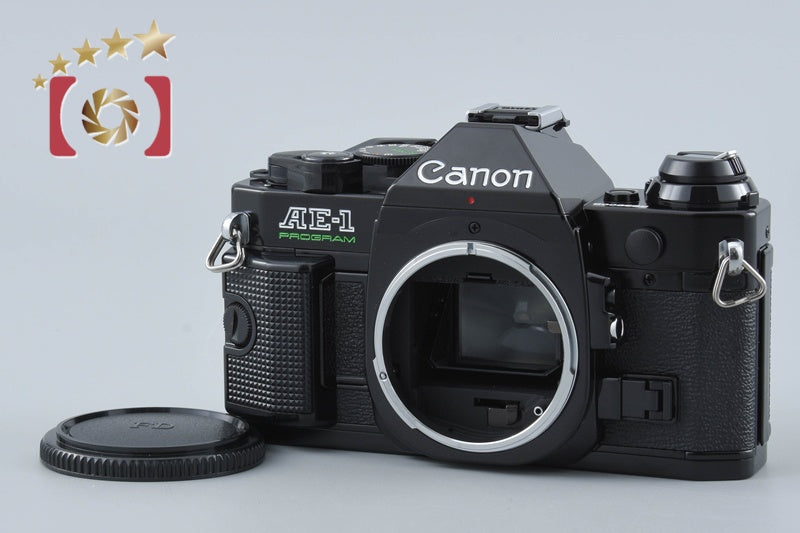 Canon AE-1 PROGRAM Black 35mm SLR Film Camera Body