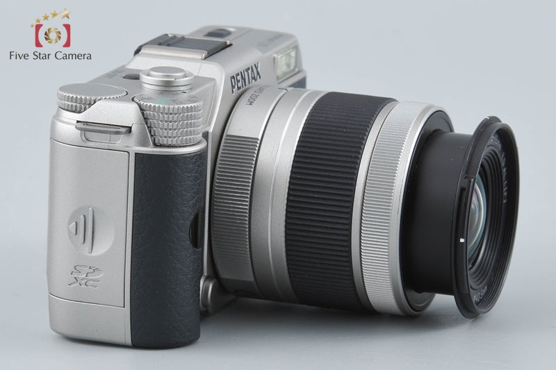 "Shutter count 1,238" PENTAX Q10 Silver 12.4 MP Digital Camera 5-15 Lens