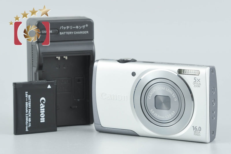 Canon PowerShot A3500 IS Silver 16.0 MP Digital Camera from Japan