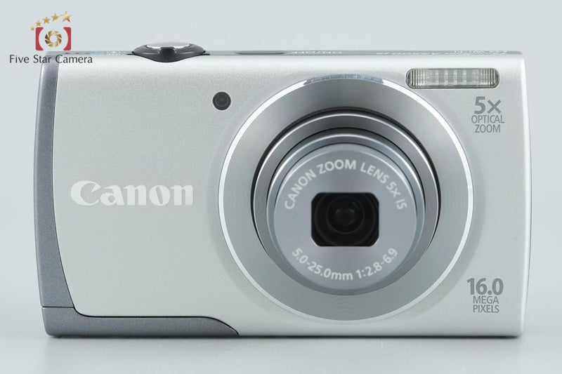Canon PowerShot A3500 IS Silver 16.0 MP Digital Camera from Japan