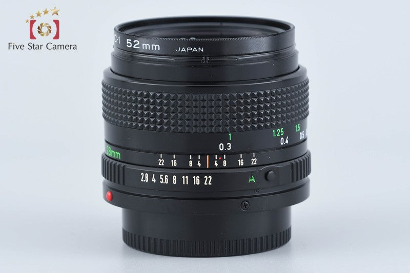 Canon New FD 28mm f/2.8 from Japan