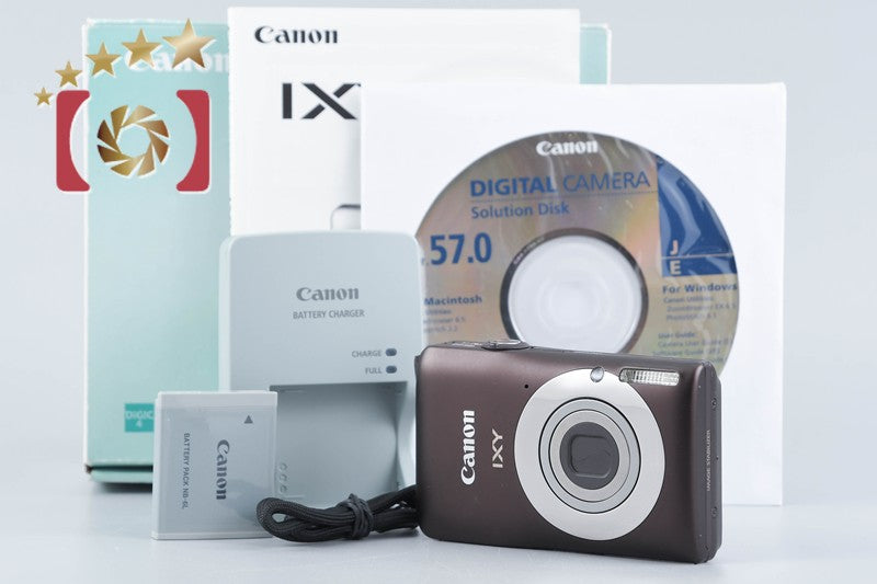 Canon IXY 200F Brown 12.1 MP Digital Camera w/ Box from Japan
