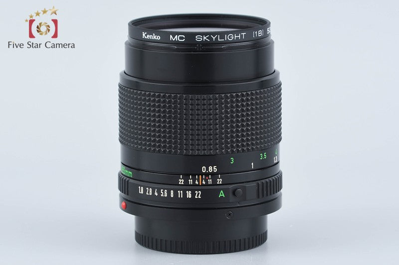 Canon New FD 85mm f/1.8 from Japan