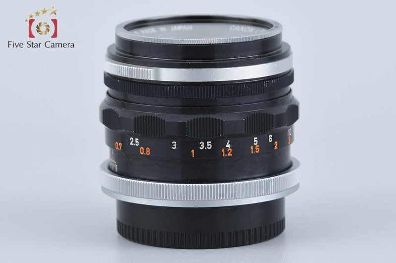 Canon FL 50mm f/1.8 from Japan