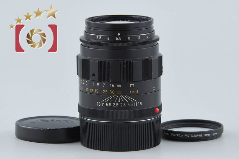 Leica TELE-ELMARIT 90mm f/2.8 Canada 1st Black FAT from Japan