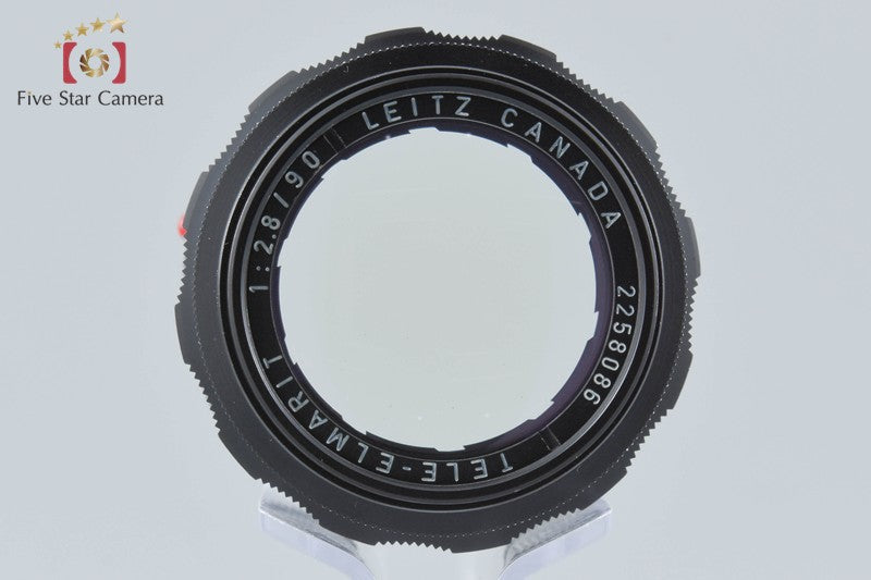 Leica TELE-ELMARIT 90mm f/2.8 Canada 1st Black FAT from Japan