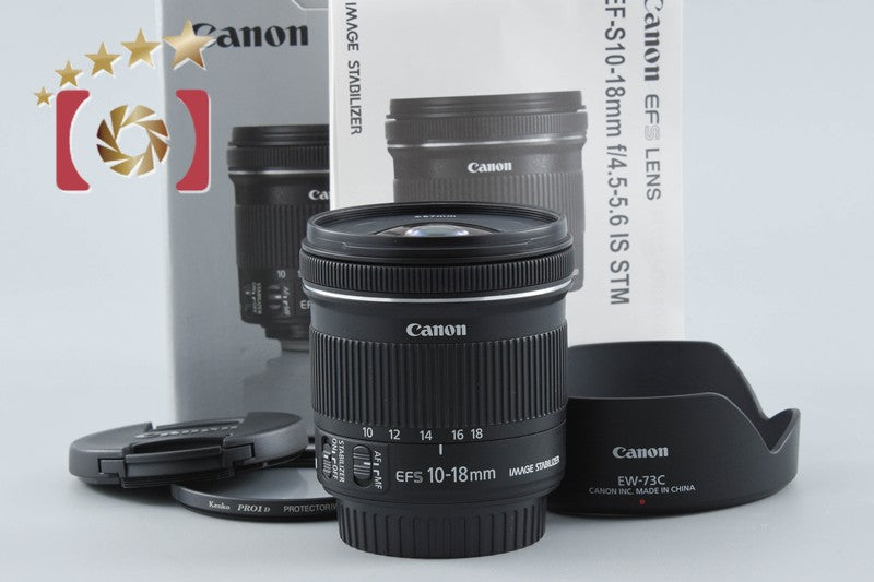 Canon EF-S 10-18mm f/4.5-5.6 IS STM w/ Box from Japan