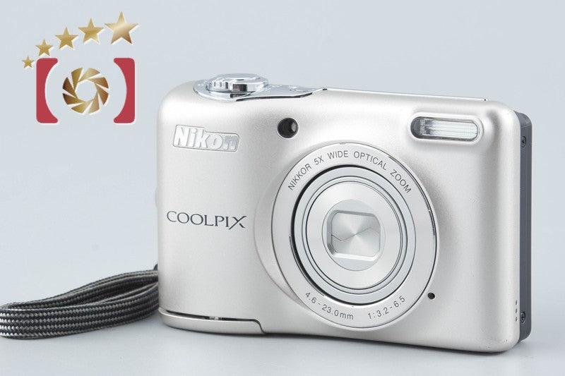 Nikon COOLPIX L30 Silver 20.0 MP Digital Camera from Japan