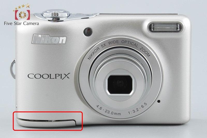 Nikon COOLPIX L30 Silver 20.0 MP Digital Camera from Japan